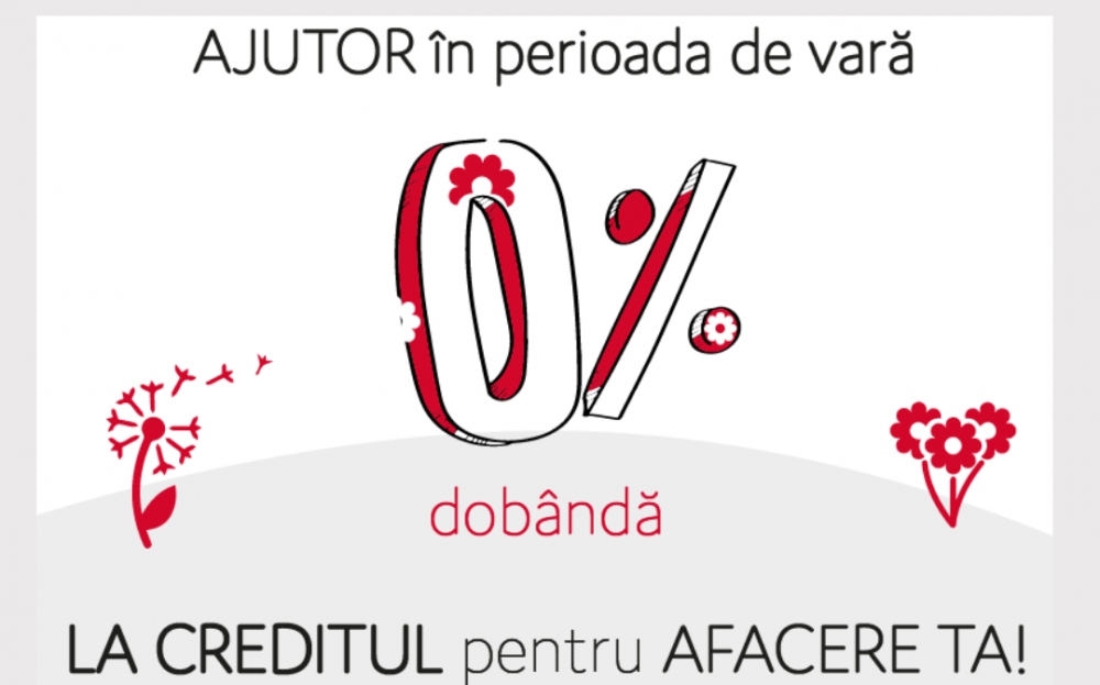 Ajutor în perioada de Vară - 0% dobândă la creditele