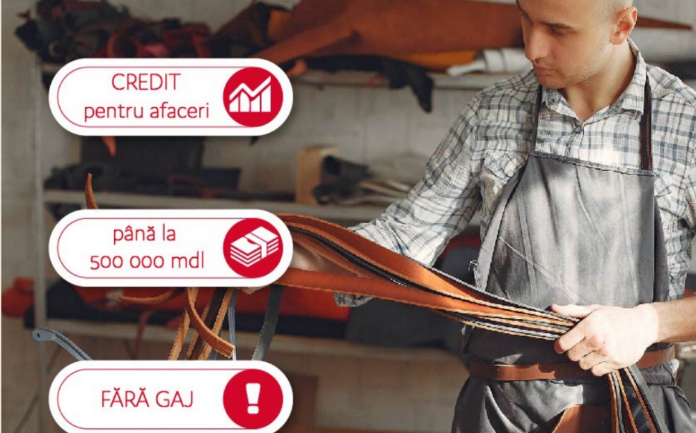 Credit de până 500.000 lei, fără gaj, pentru afaceri